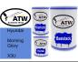 Preview: Hyundai, Morning Glory, X3U: 500ml Lackdose + 500ml Klarlack + 250ml Härter - Set, von ATW Autoteile West.